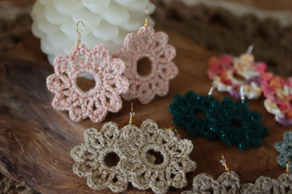 Boucles d'oreilles soleil