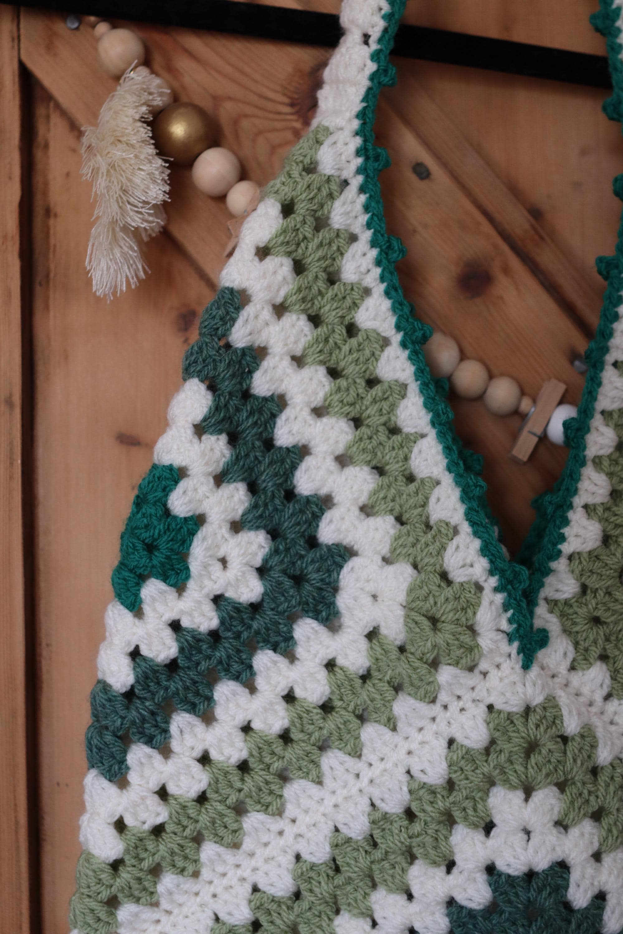 Tote bag granny square deux formats - Fait Main - Personnalisable