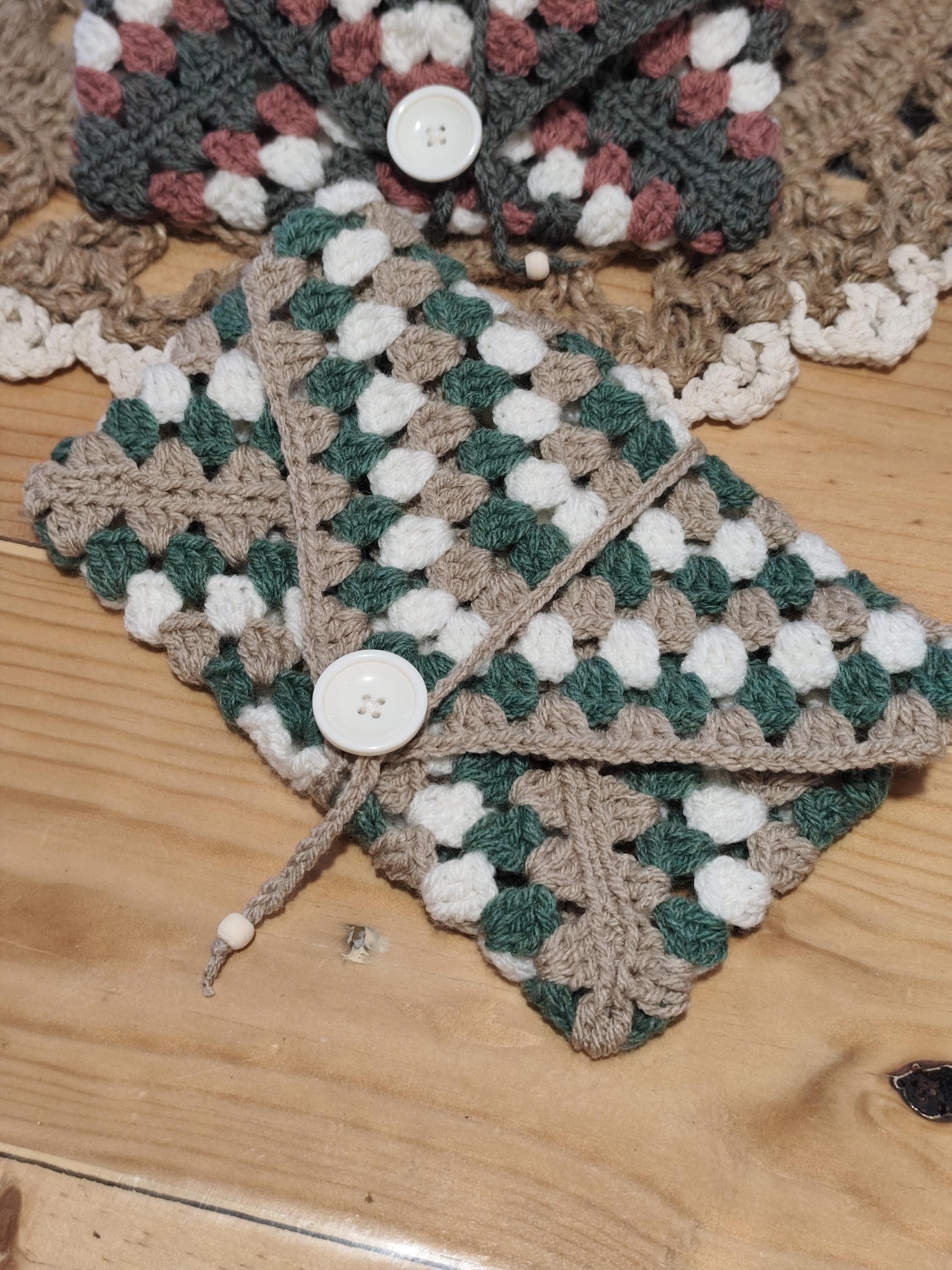 Pochette en crochet - Fait main - Personnalisable