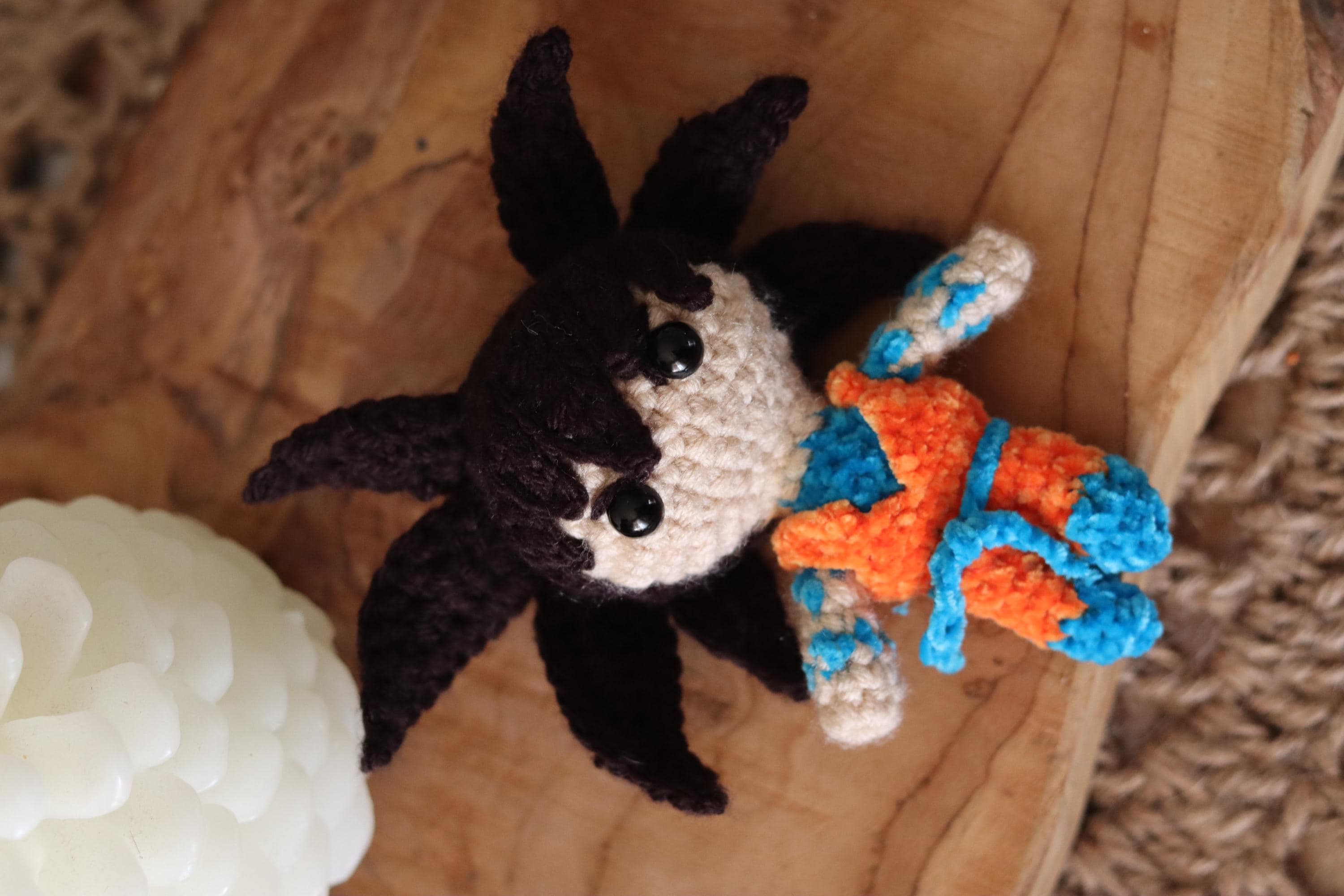 Peluche Goku au Crochet - Amigurumi Dragon ball Fait main