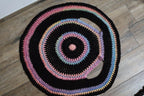 Gilet Mandala Rond au Crochet – Kimono Bohème Femme – Fait Main – Personnalisable– Ø 1 m