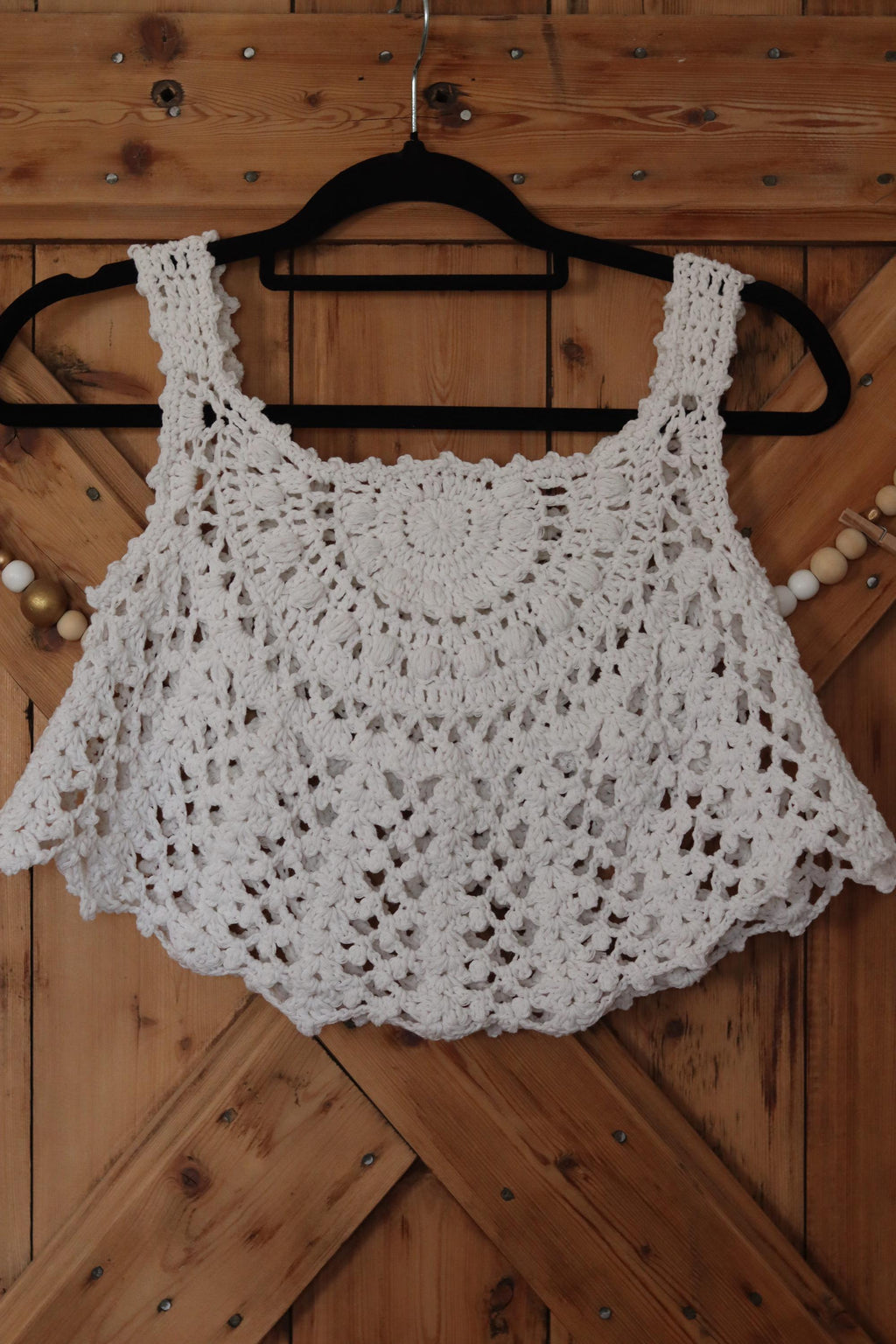 Débardeur crop top évasé