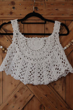 Débardeur crop top évasé