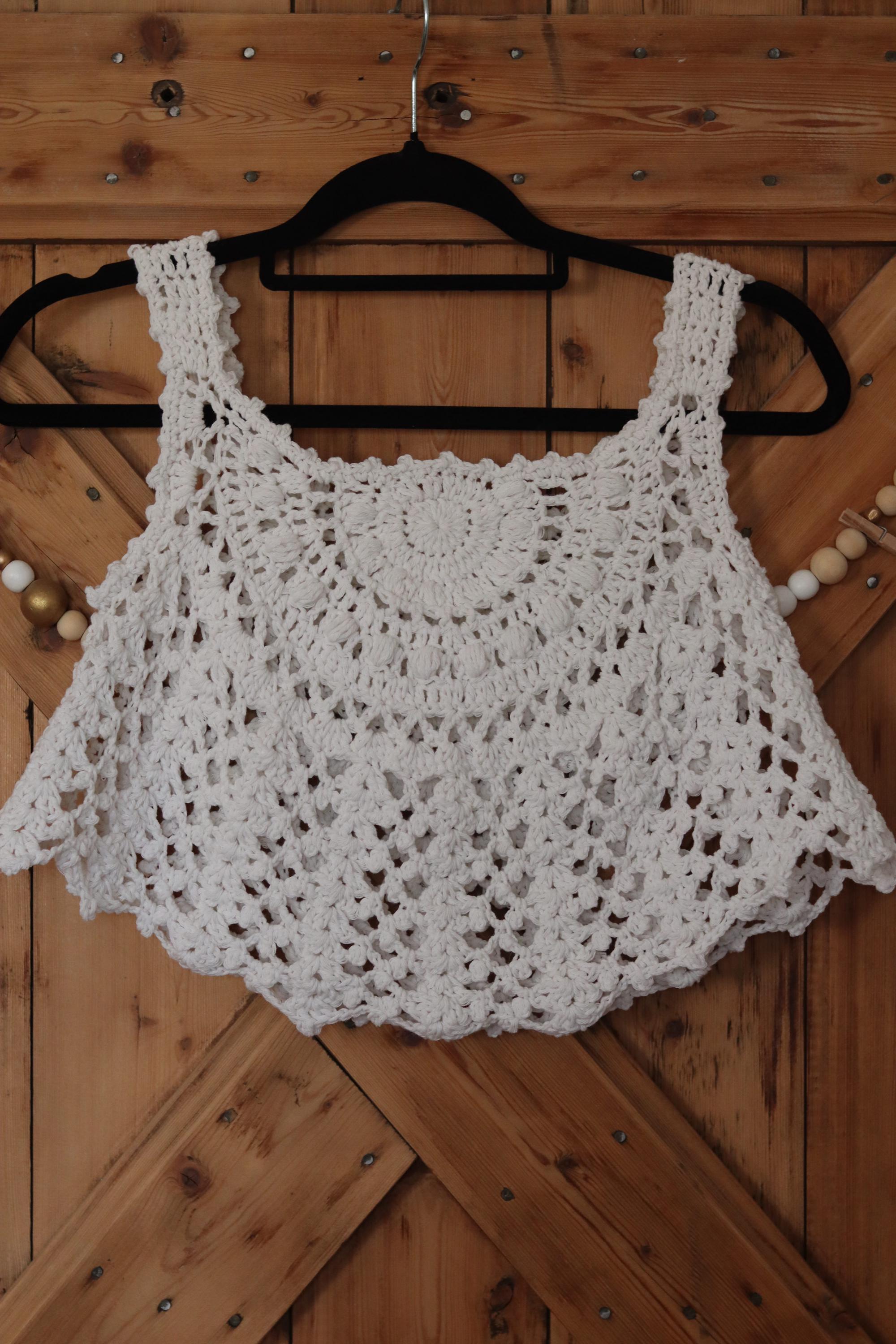 Débardeur crop top évasé
