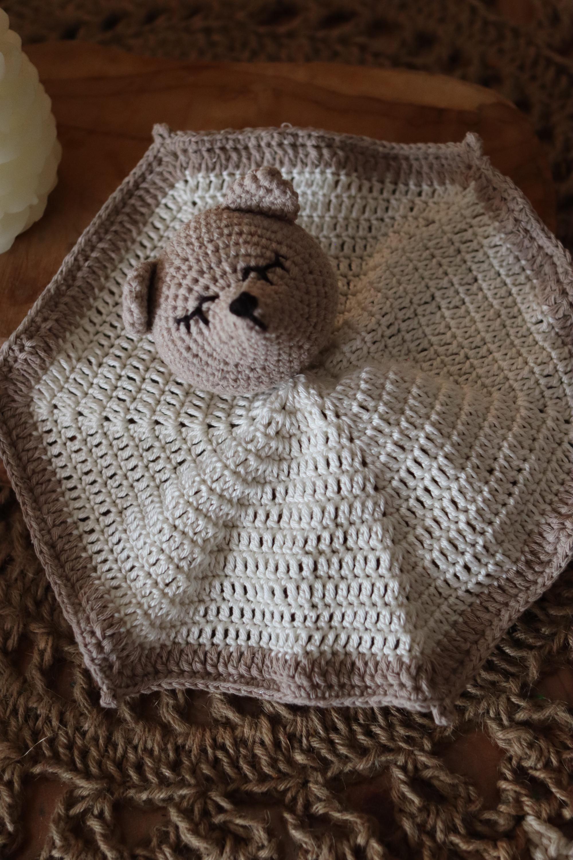 Doudou plat hexagonal