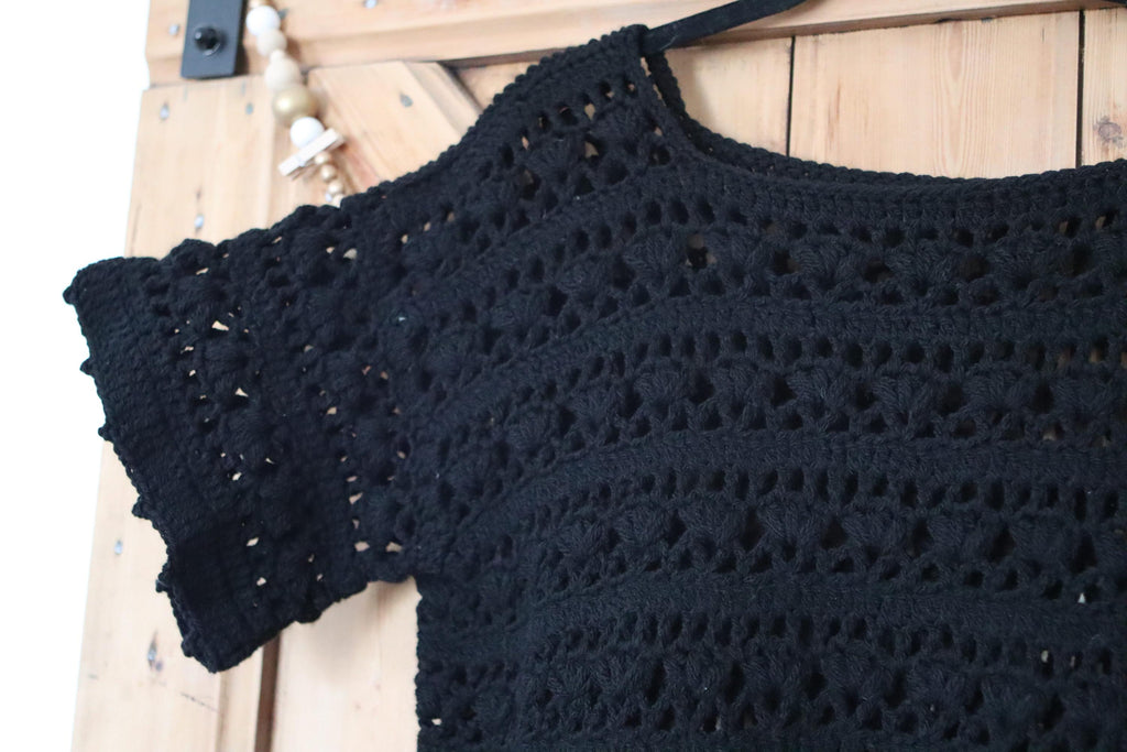 T-shirt Bohème crochet