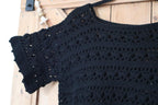 T-shirt Bohème crochet