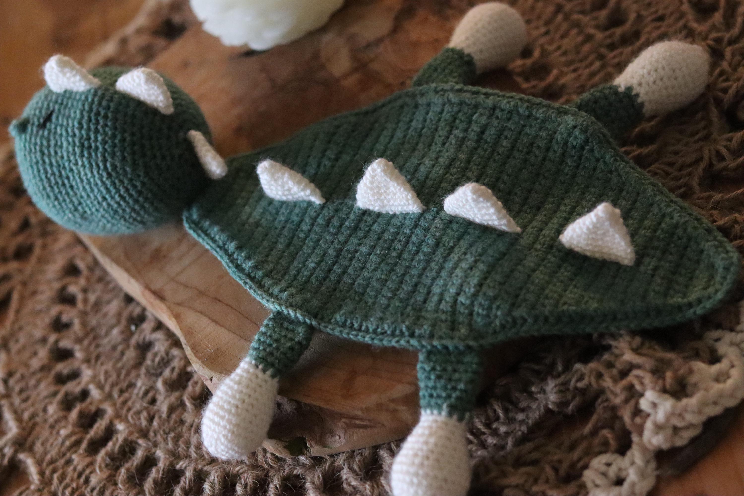 Doudou plat Dinosaure