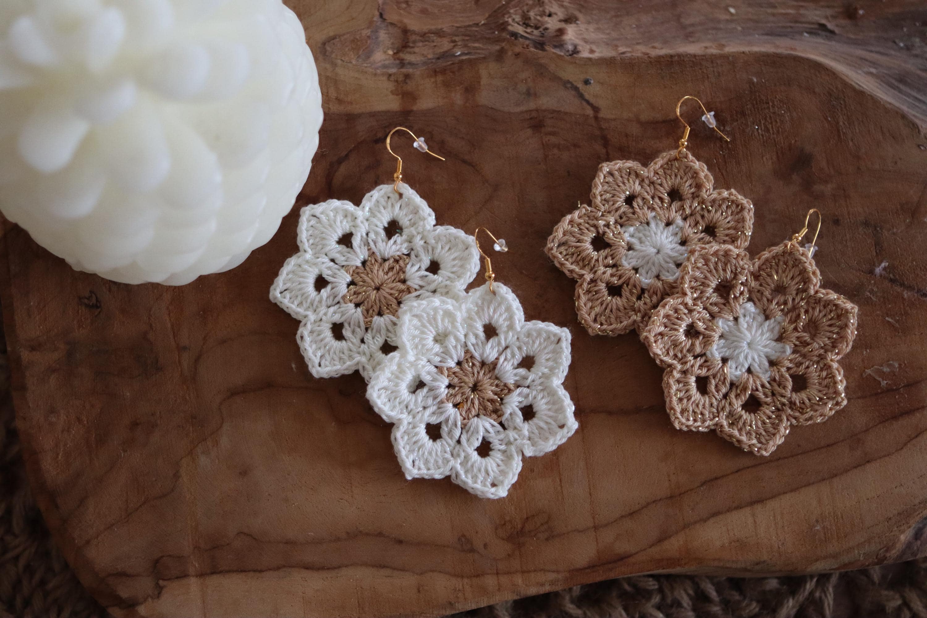 Boucles  d'oreilles Fleur