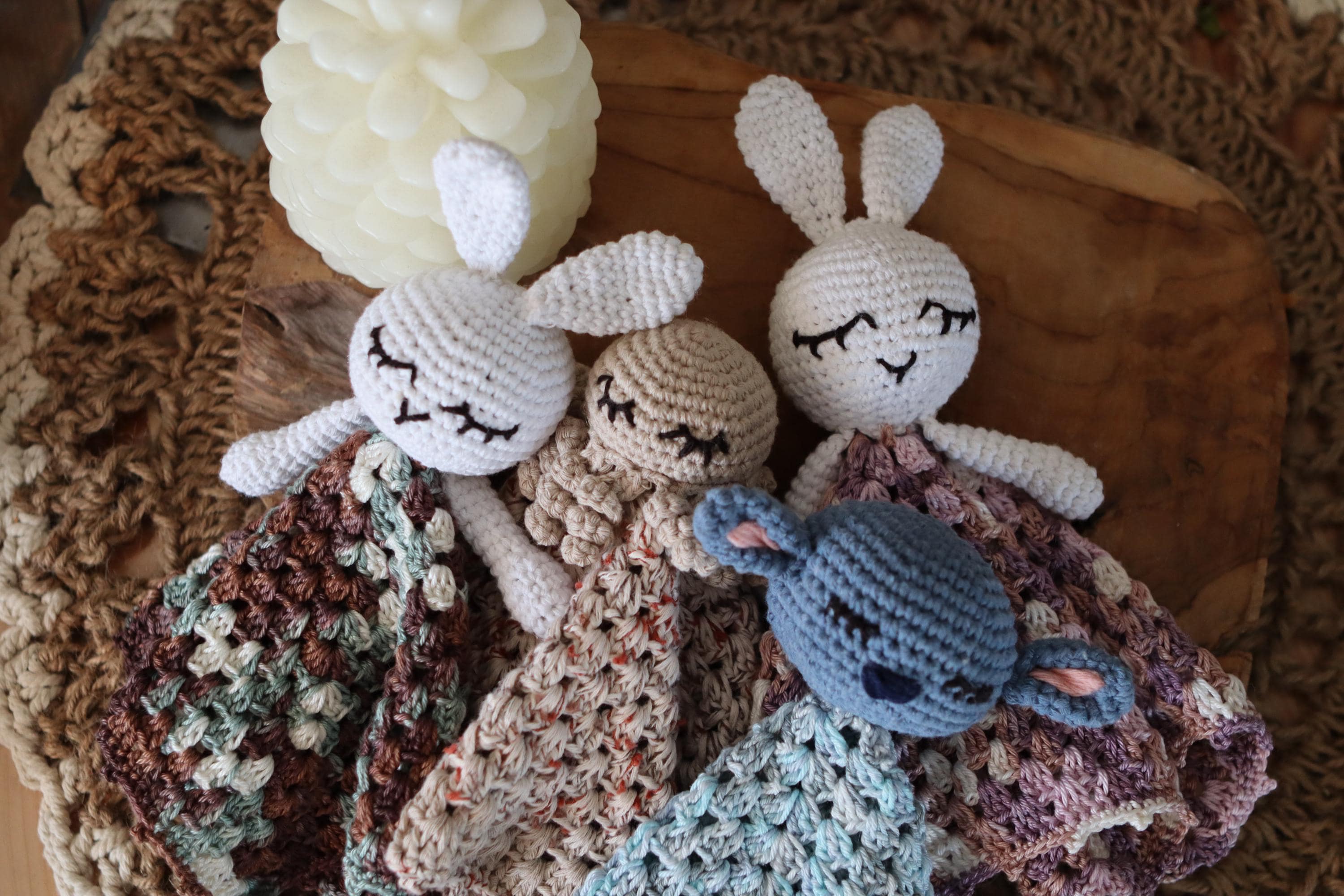 Doudou plat Carré granny