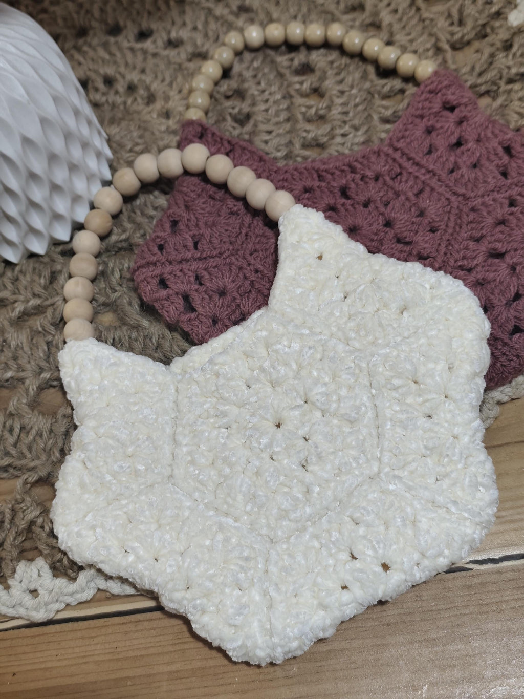 Sac au crochet bohème – Fait main – 2 formats