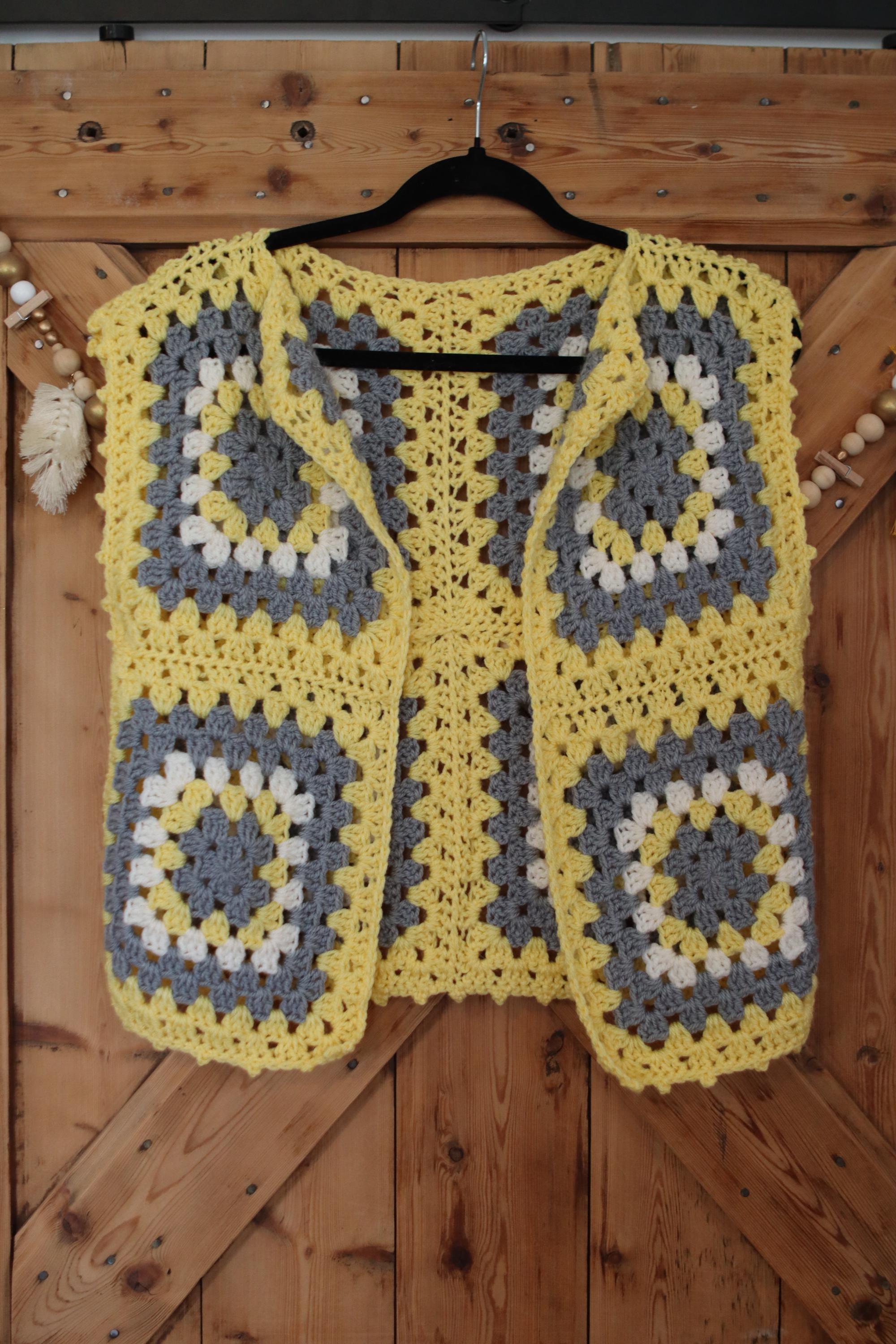 Gilet granny sans manches - Personnalisable