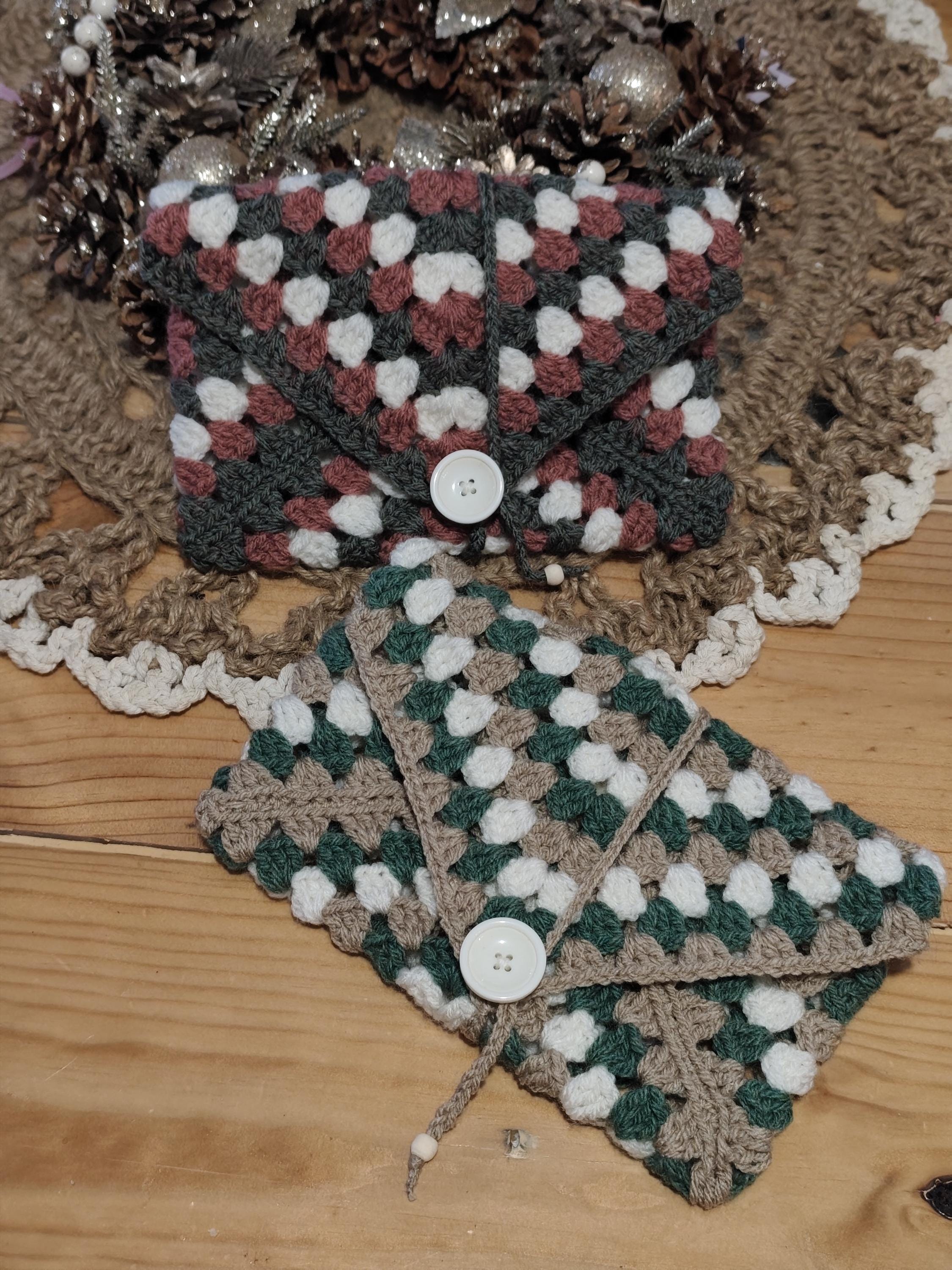 Pochette en crochet - Fait main - Personnalisable