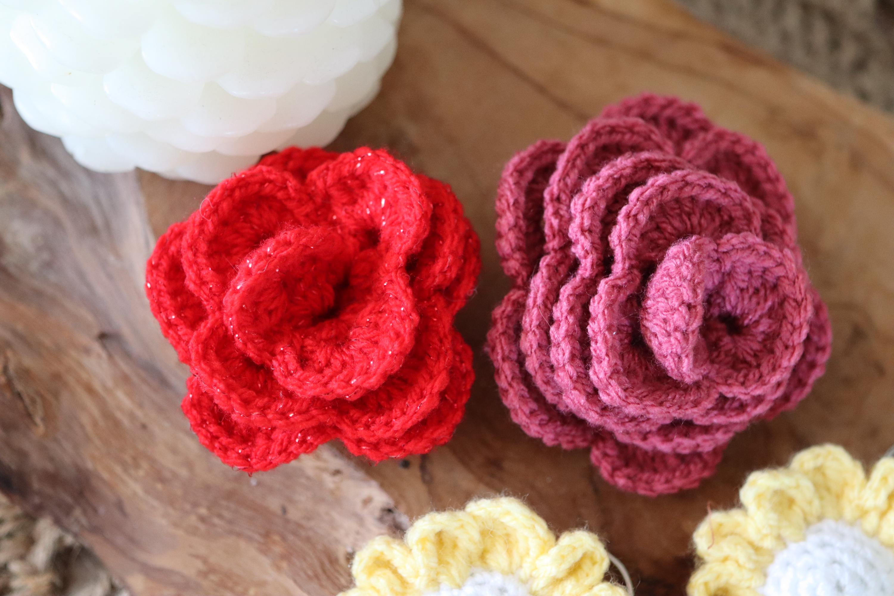Porte-clé Fleur fait main - Différents modèles