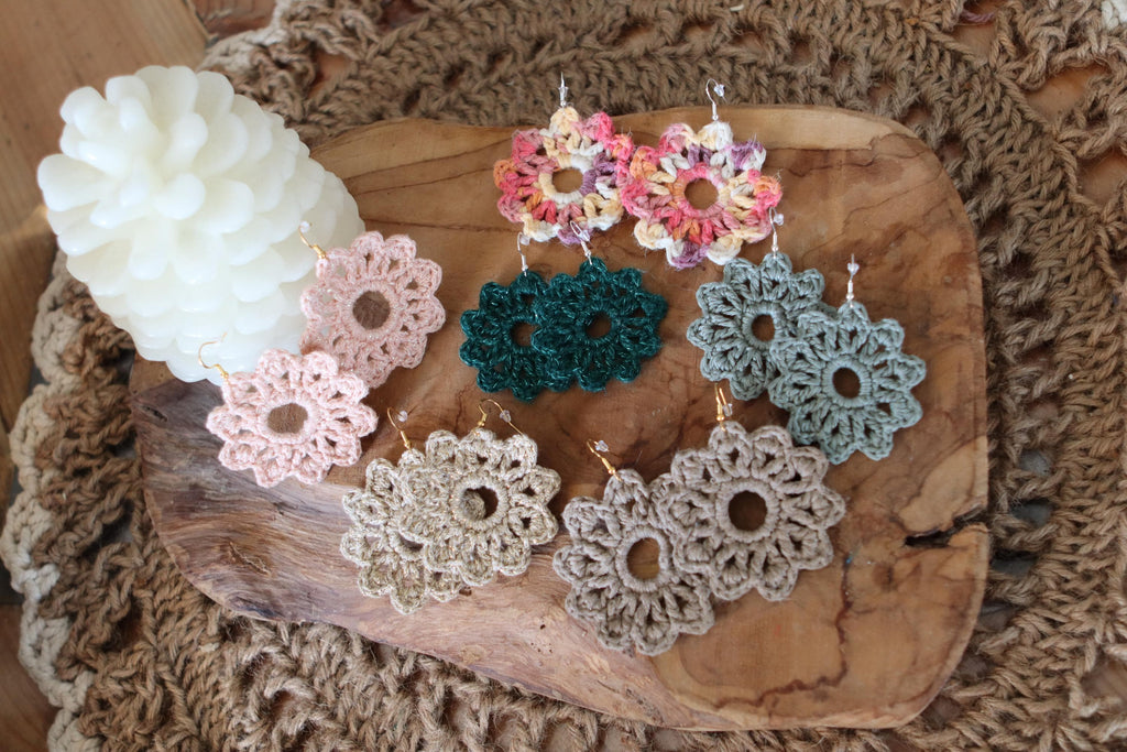 Boucles d'oreilles soleil