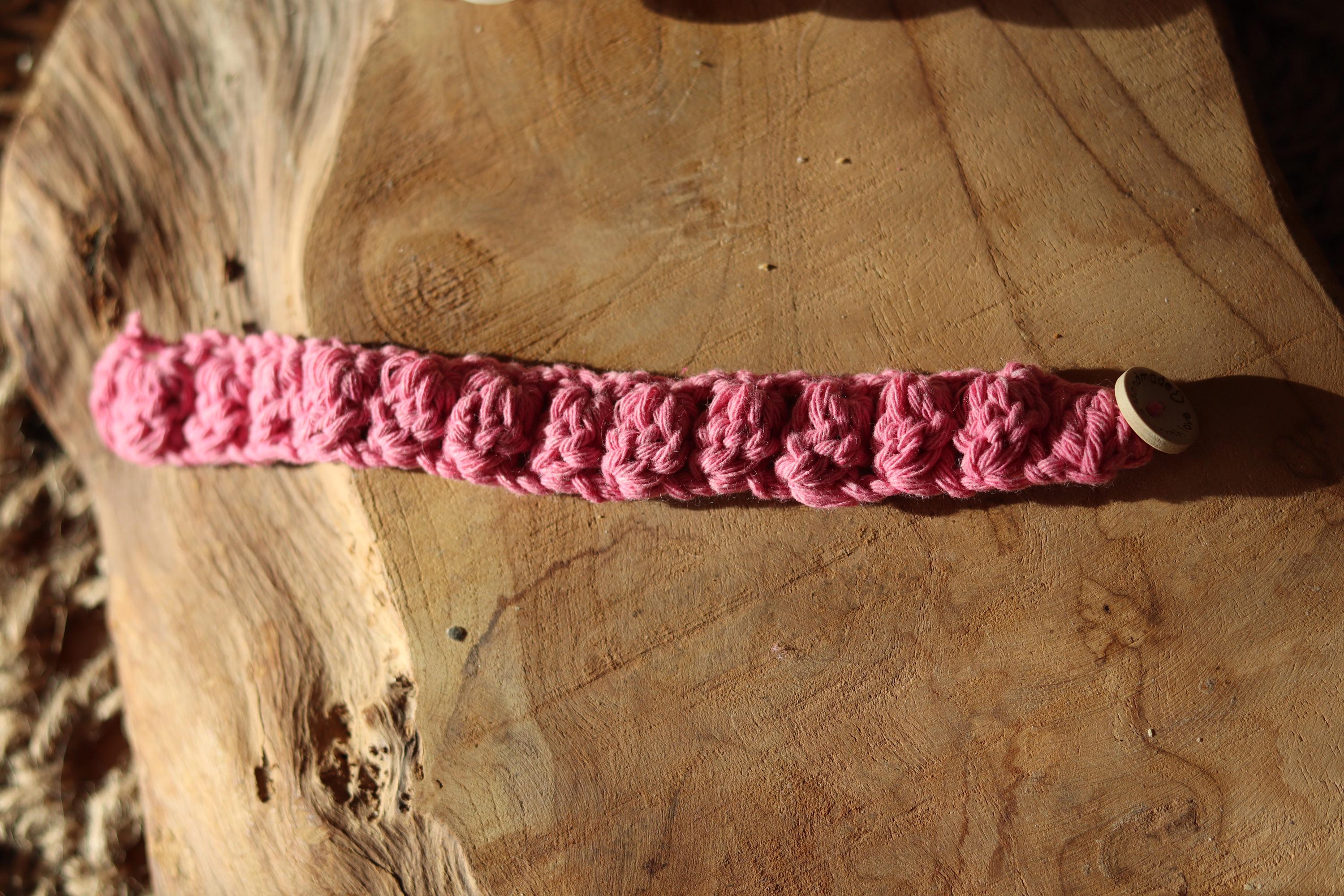 Bracelet crochet boule