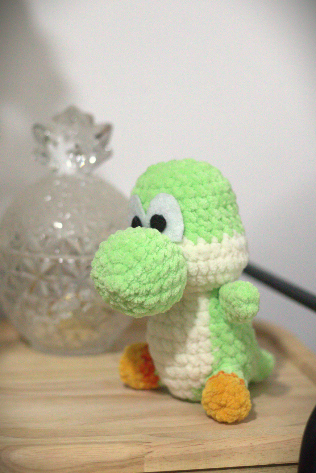 Yoshi au crochet – Création artisanale inspirée de Mario