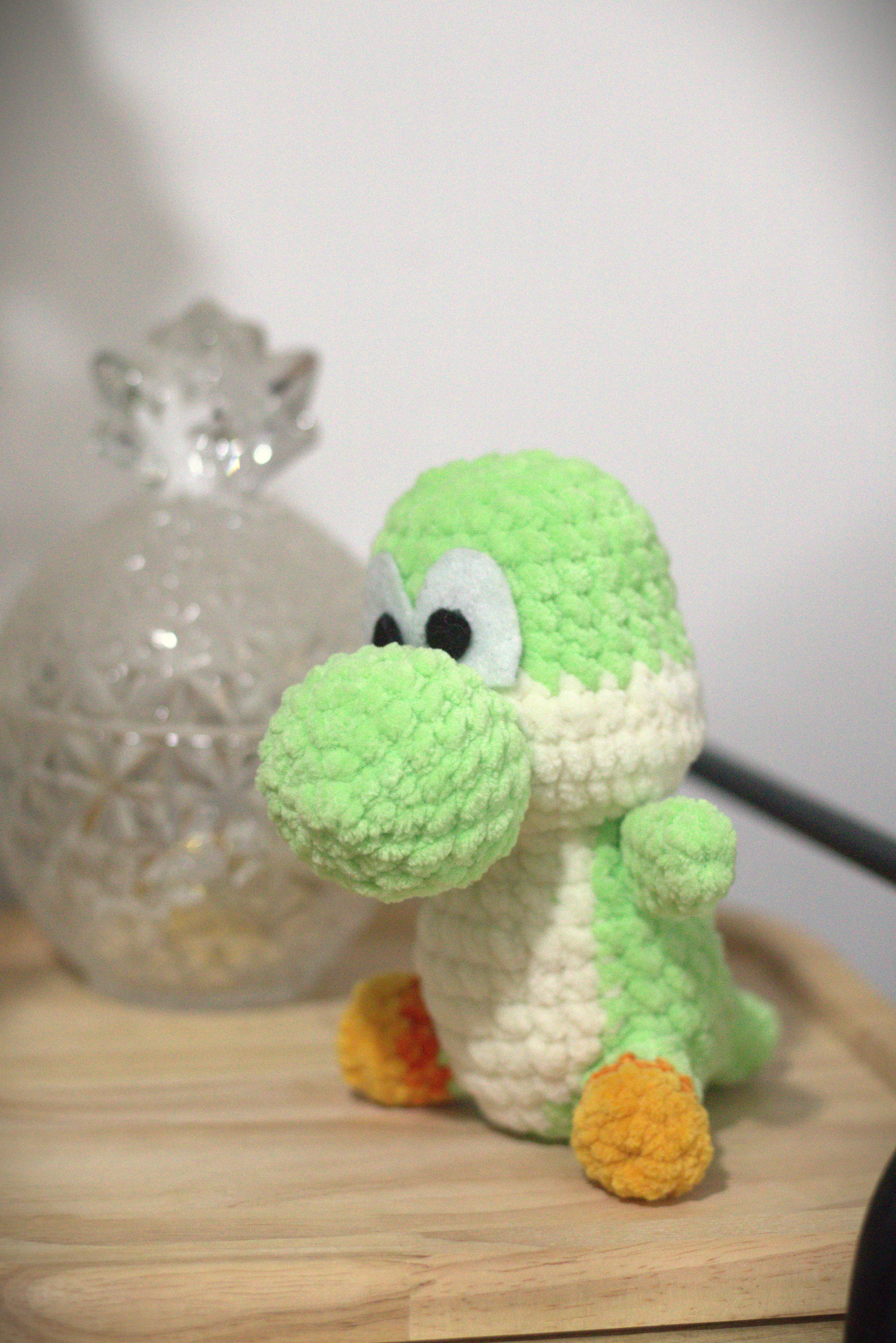 Yoshi au crochet – Création artisanale inspirée de Mario