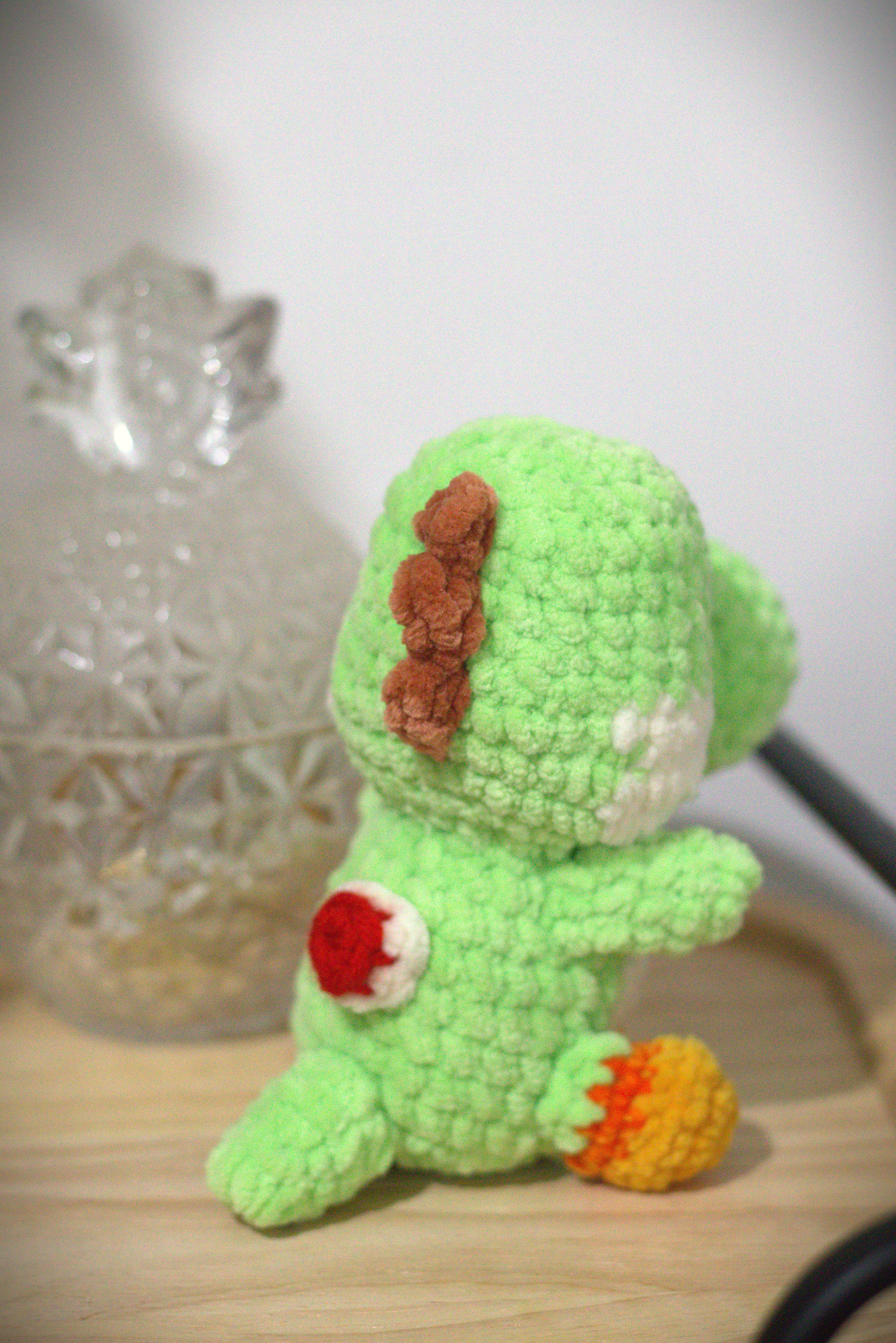Yoshi au crochet – Création artisanale inspirée de Mario