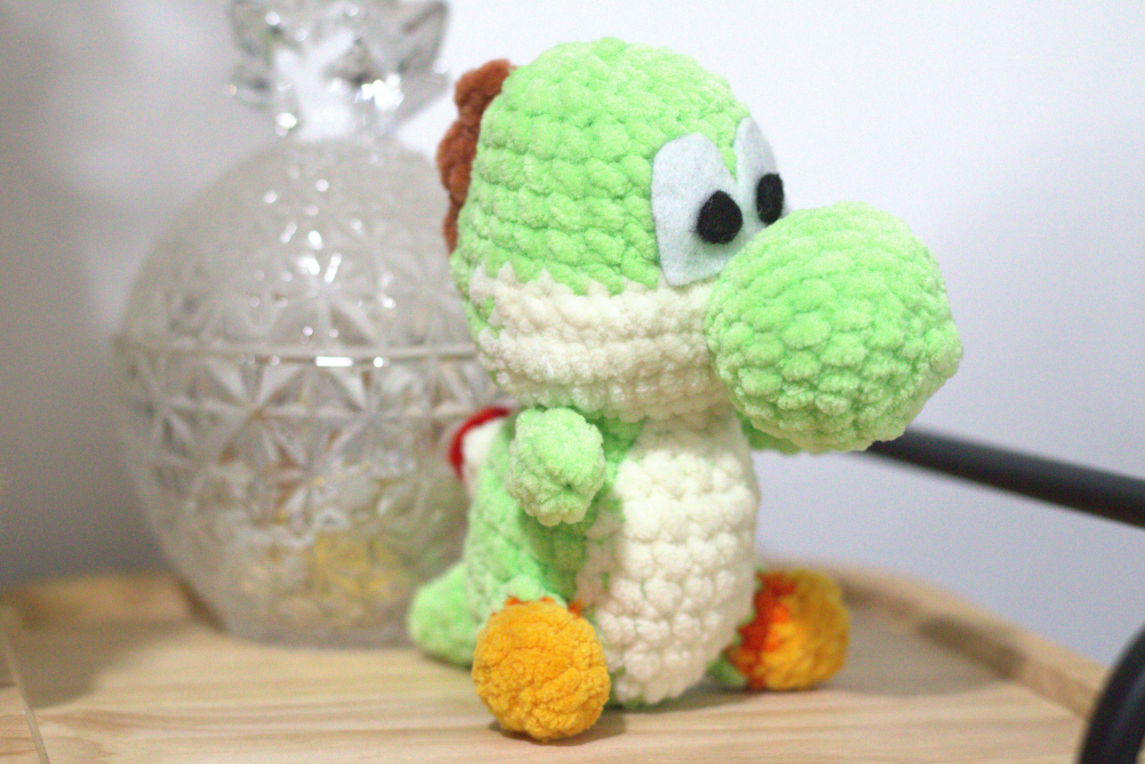 Yoshi au crochet – Création artisanale inspirée de Mario