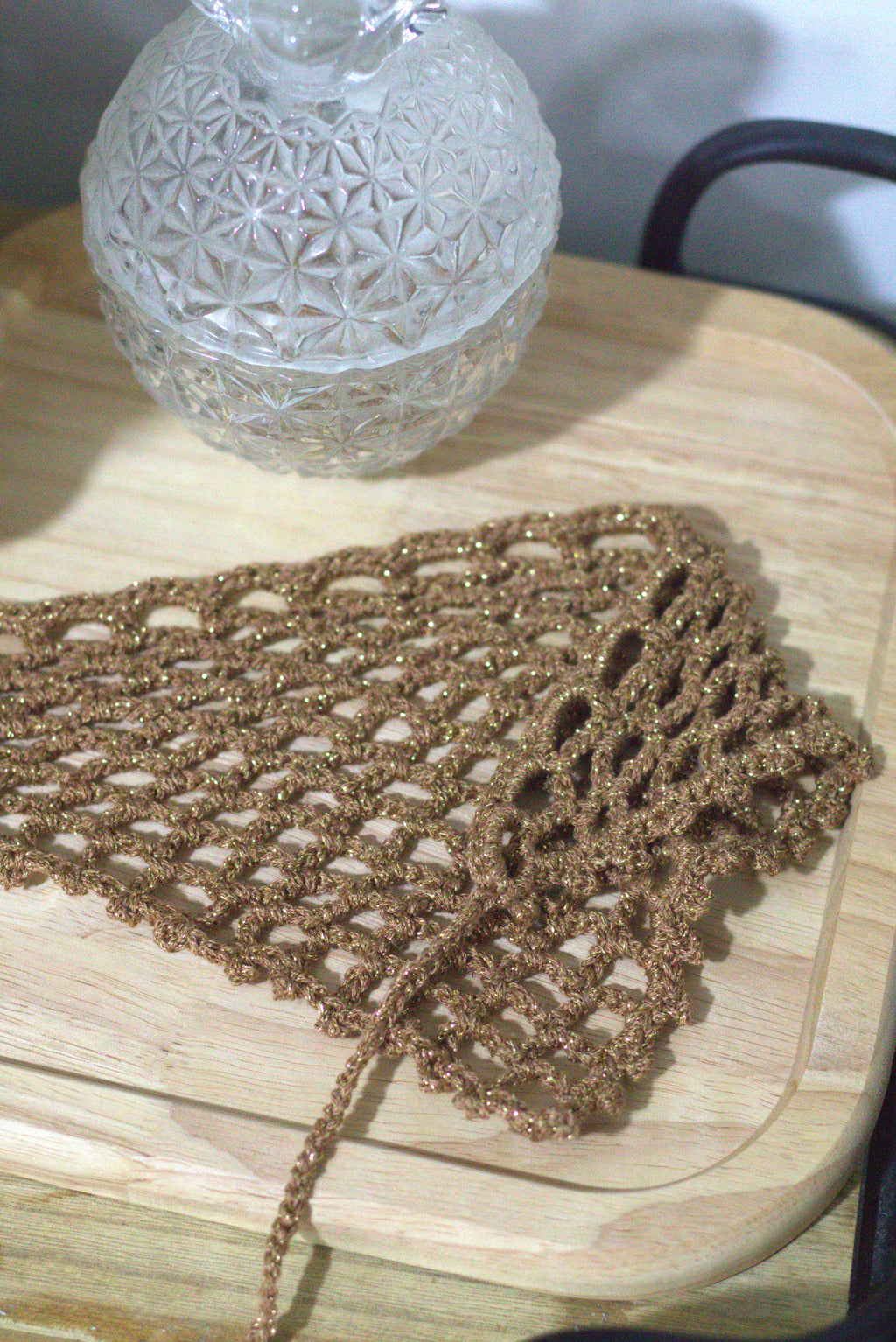 Bandana Résille au crochet - Fait Main