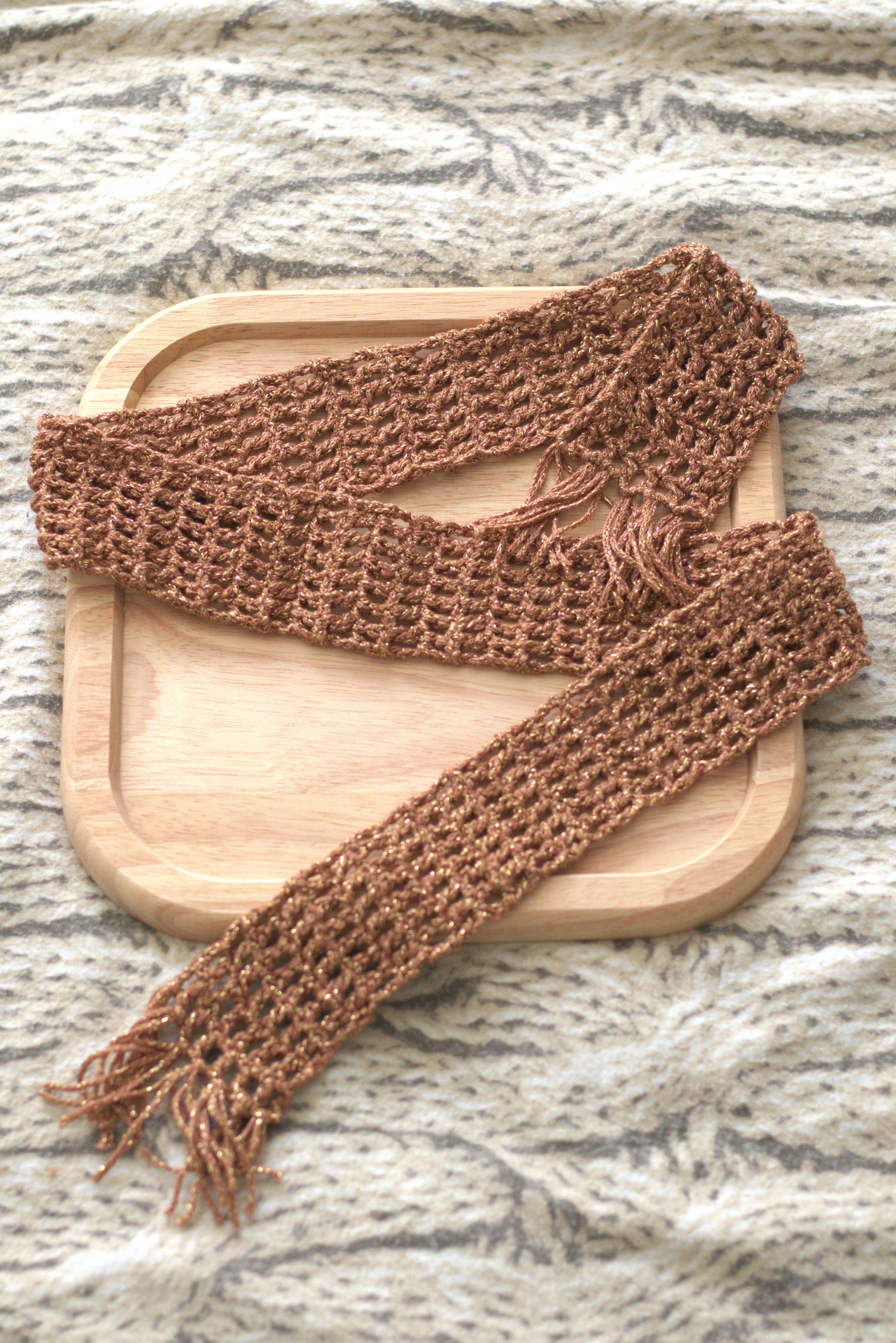 Bandeau au crochet polyvalent – Cheveux & ceinture