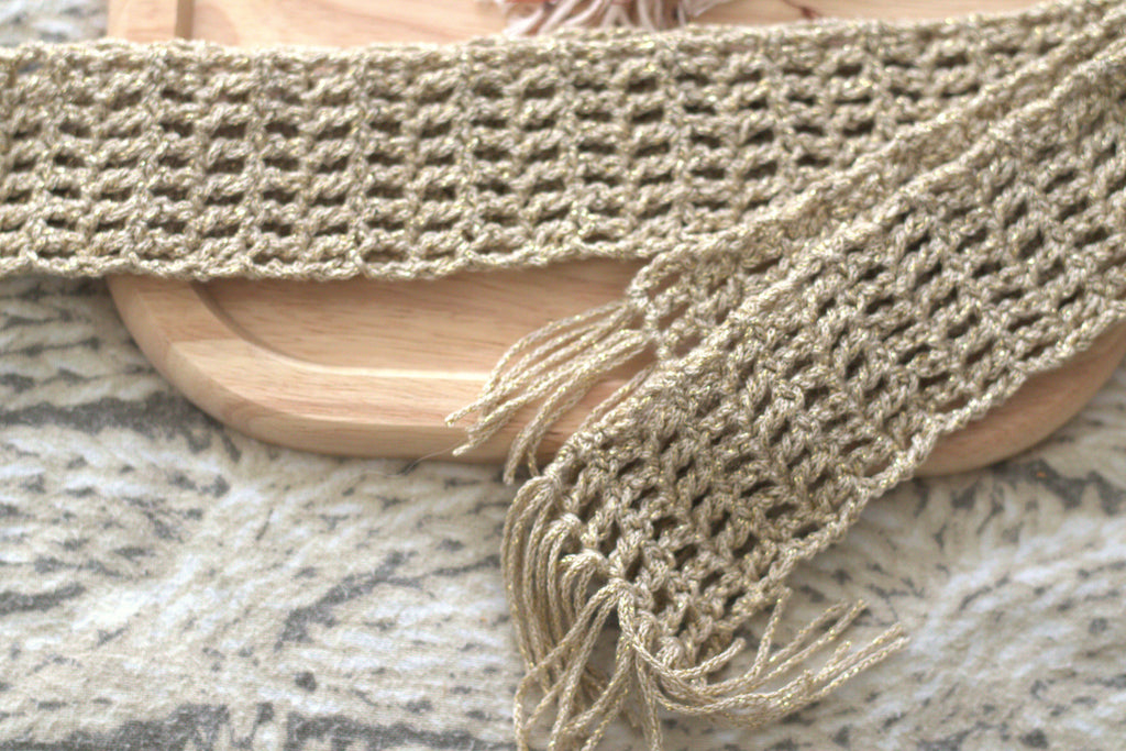 Bandeau au crochet polyvalent – Cheveux & ceinture