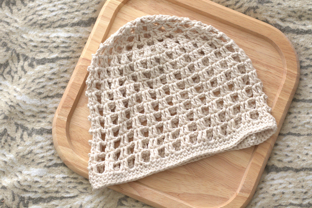 Bonnet résille au crochet – Accessoire tendance fait main ✨