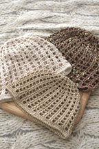 Bonnet résille au crochet – Accessoire tendance fait main ✨