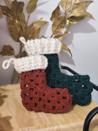 🎄 Chaussette de Noël personnalisable – Fait main 🎄