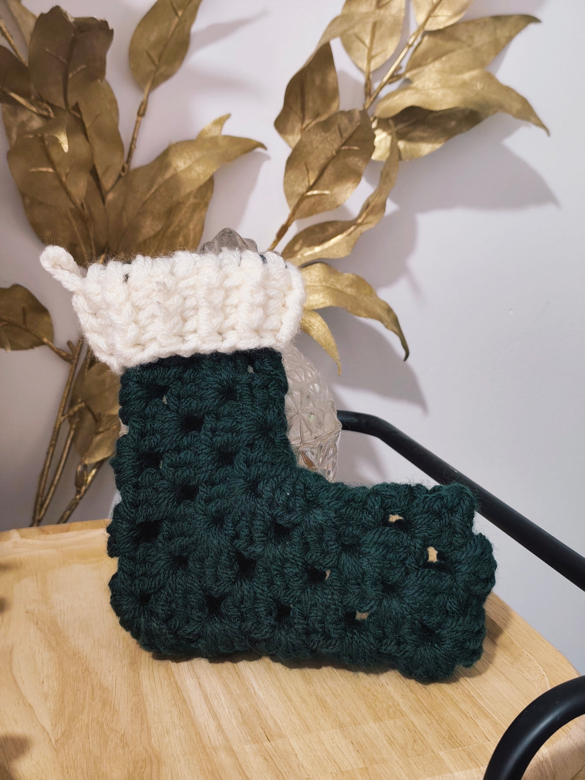 🎄 Chaussette de Noël personnalisable – Fait main 🎄