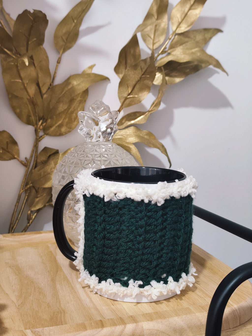 ☕ Chauffe-mug au crochet – Personnalisable 🧶✨