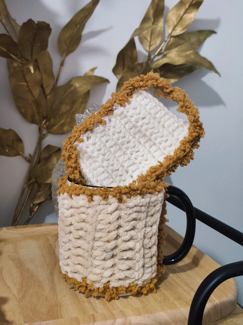 ☕ Chauffe-mug au crochet – Personnalisable 🧶✨