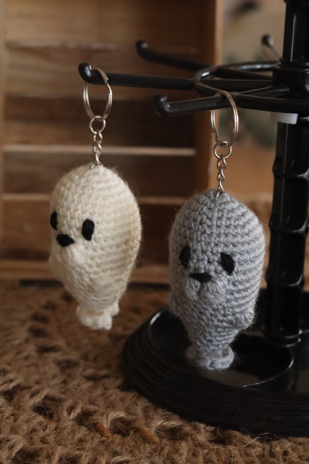 Porte-clé Phoque au Crochet – Fait Main