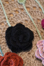 Marque page Rose au Crochet - Fait Main