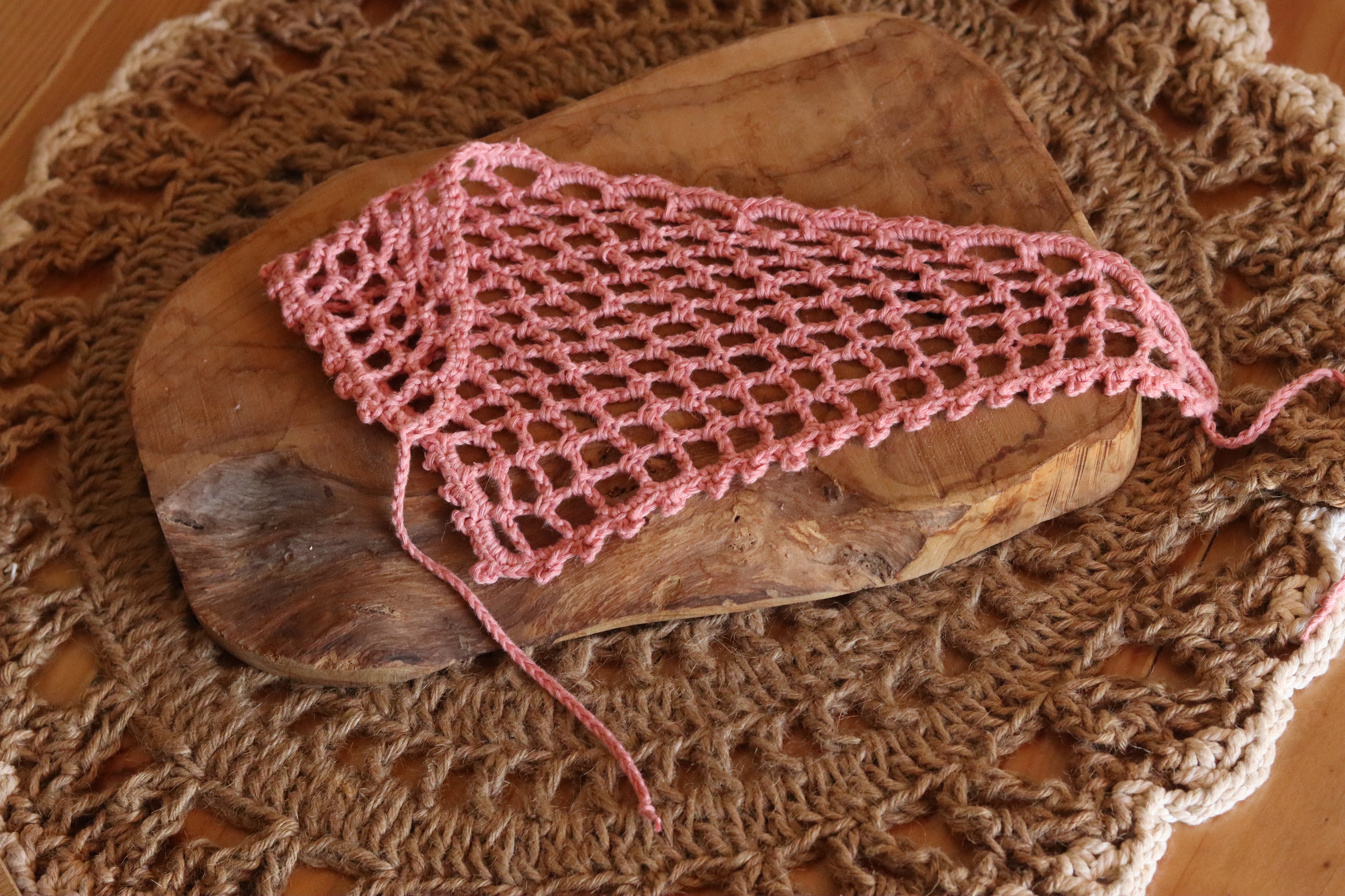 Bandana Résille au crochet - Fait Main