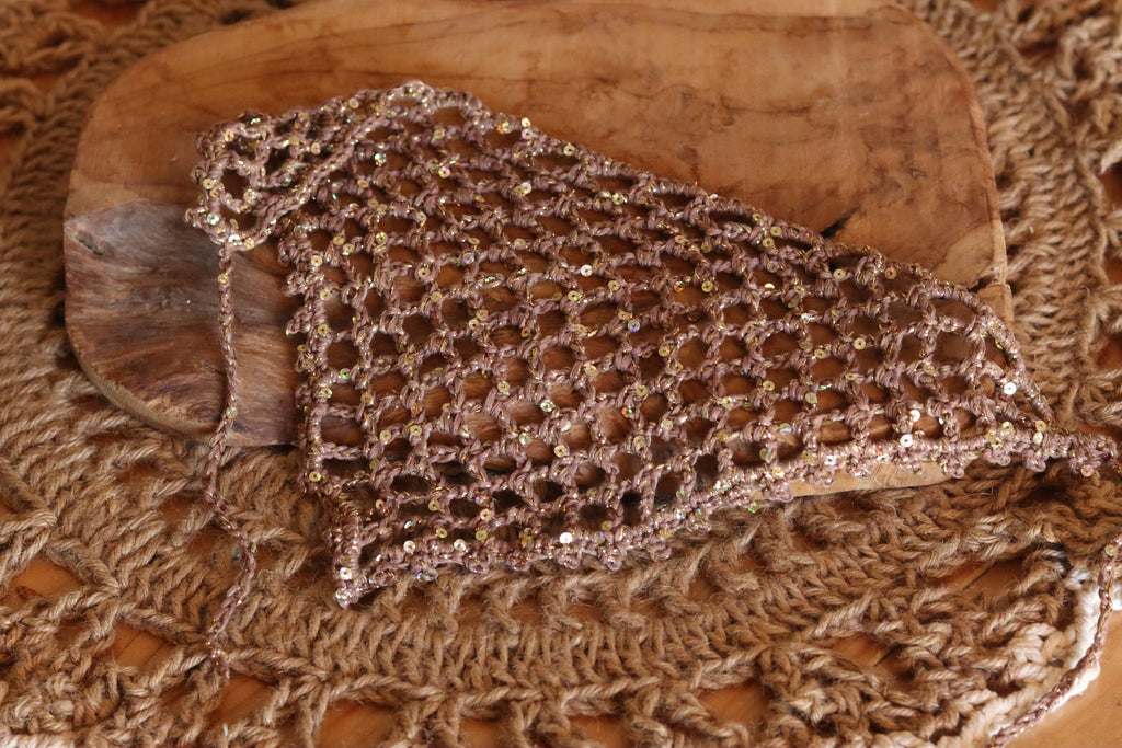 Bandana Résille au crochet - Fait Main