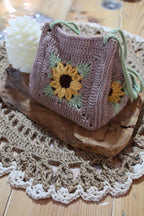 Différents modèles Sac au crochet "Le P'tit Carré" - Fait main