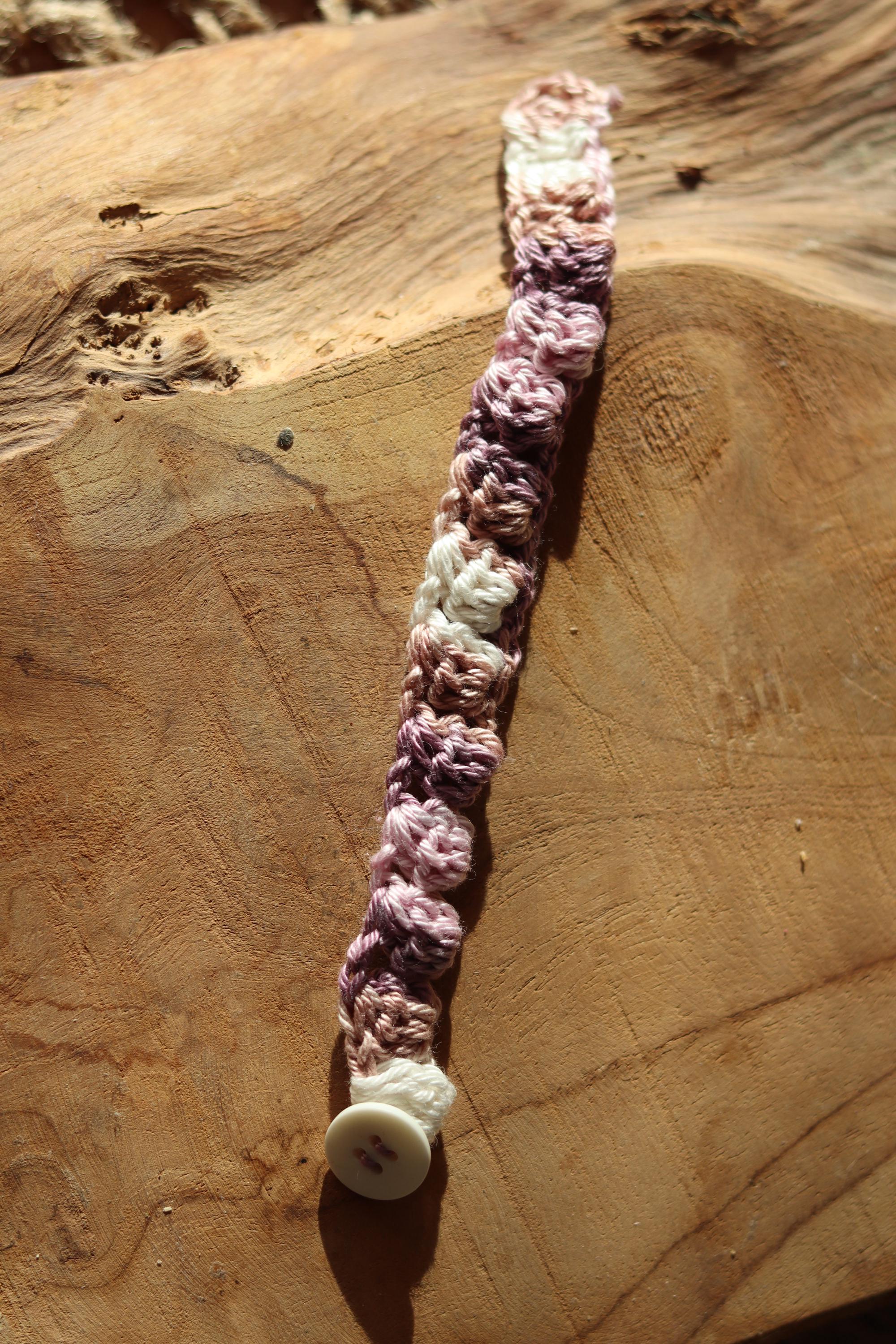 Bracelet crochet boule