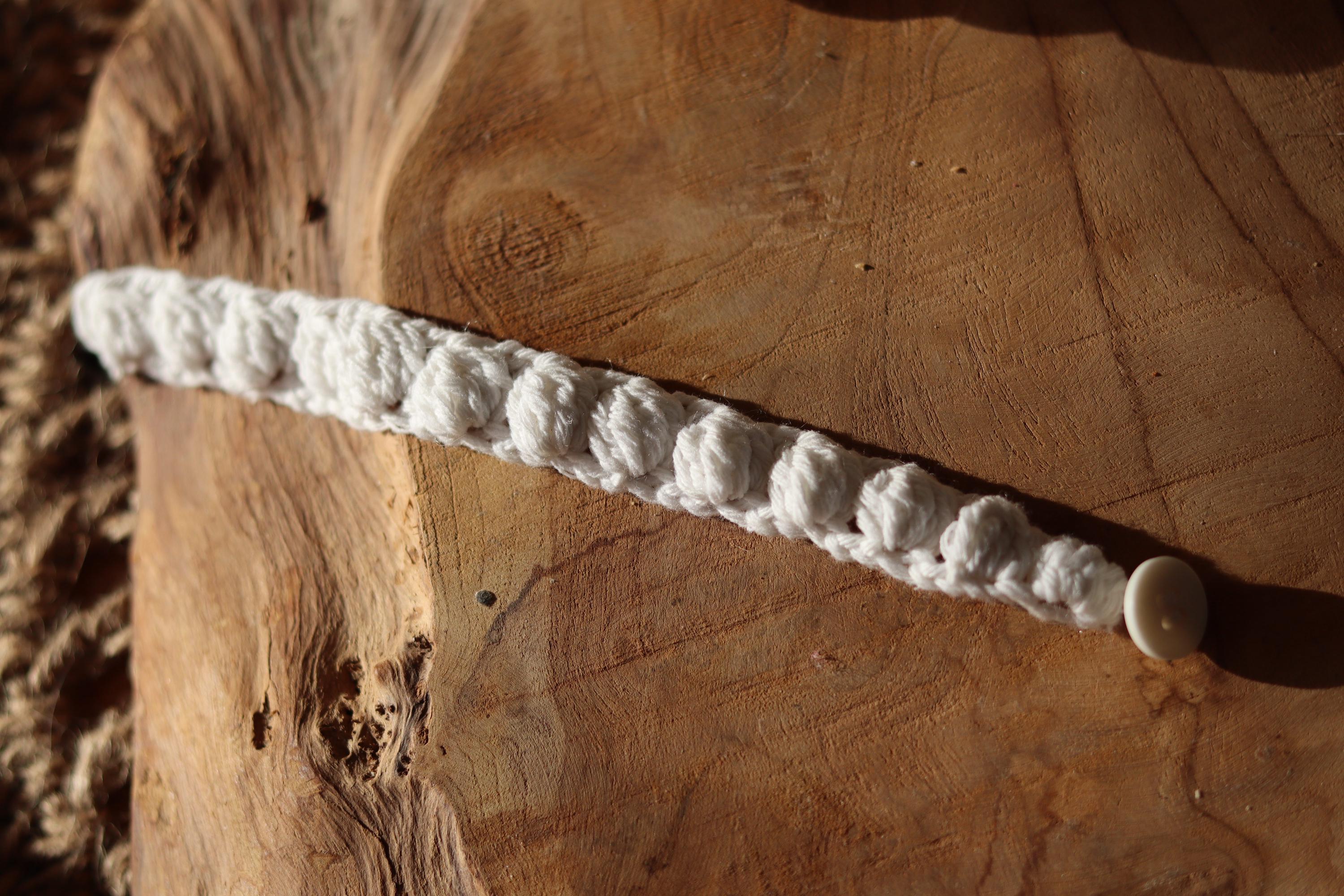 Bracelet crochet boule