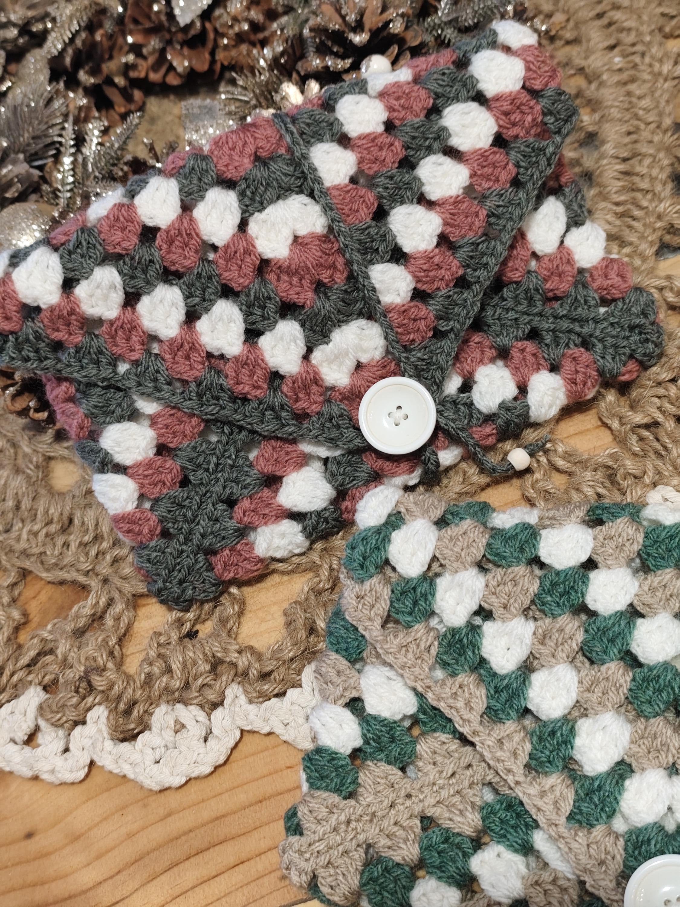 Pochette en crochet - Fait main - Personnalisable