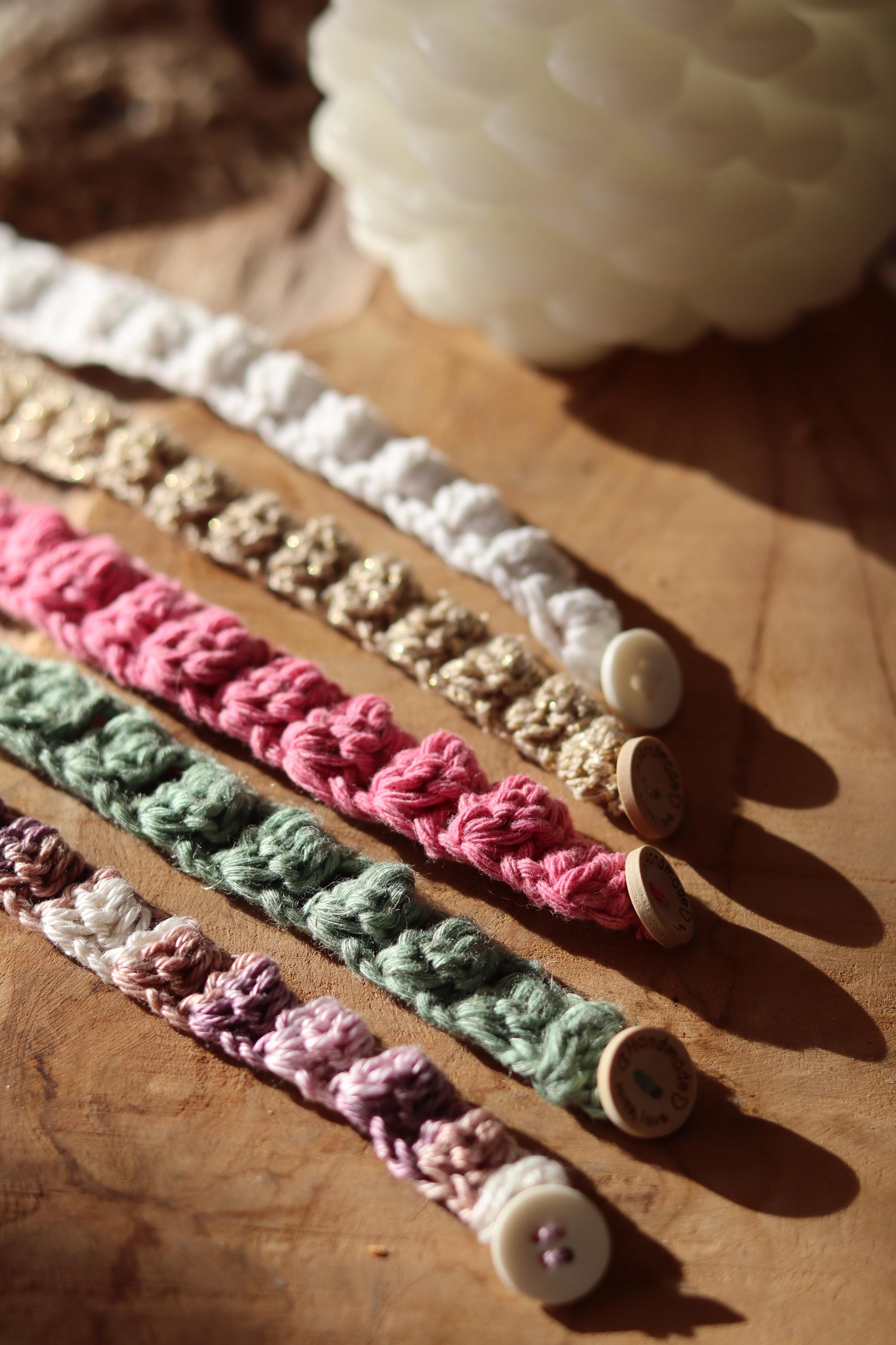 Bracelet crochet boule