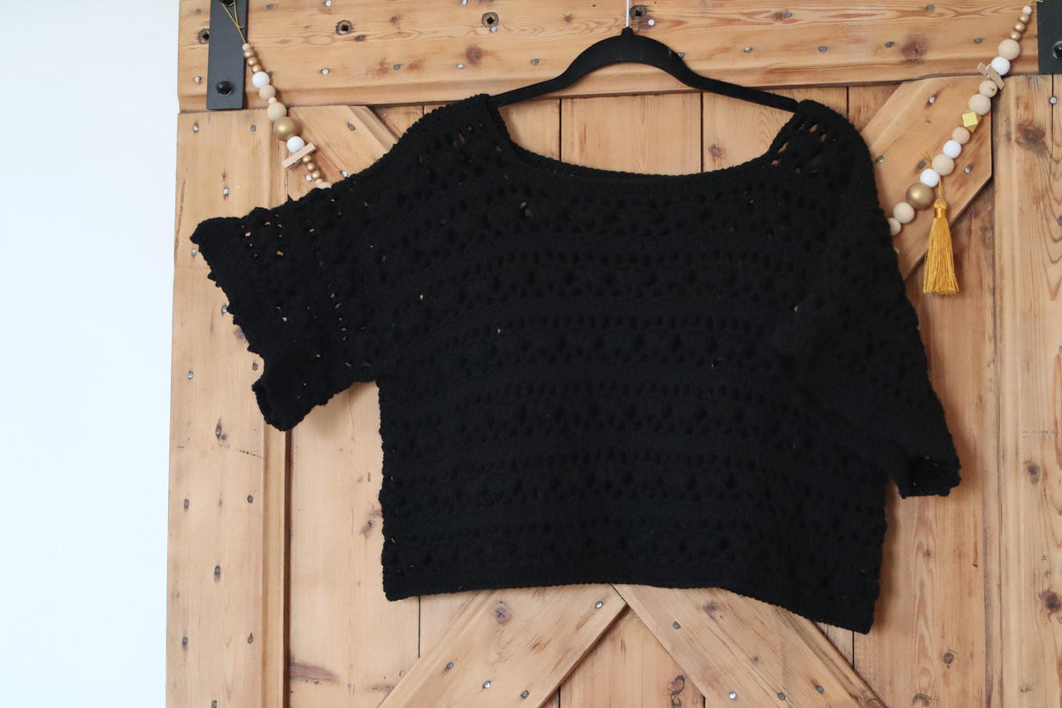 T-shirt Bohème crochet