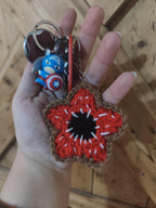 Porte-clé Demogorgon– Créature fantastique – Fait main