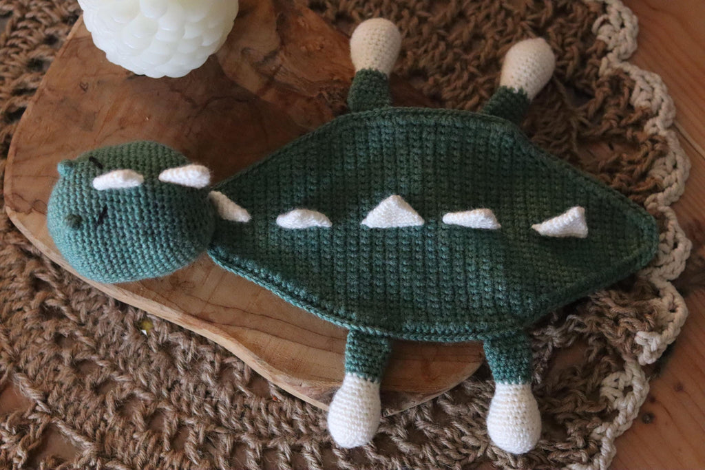 Doudou plat Dinosaure