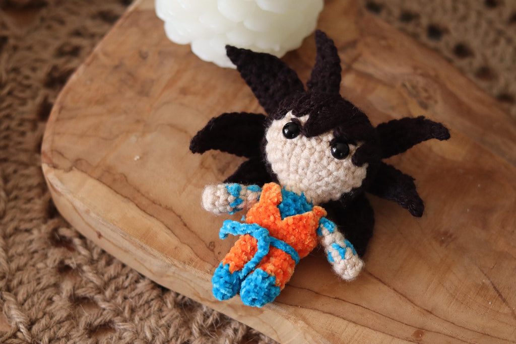Peluche Goku au Crochet - Amigurumi Dragon ball Fait main
