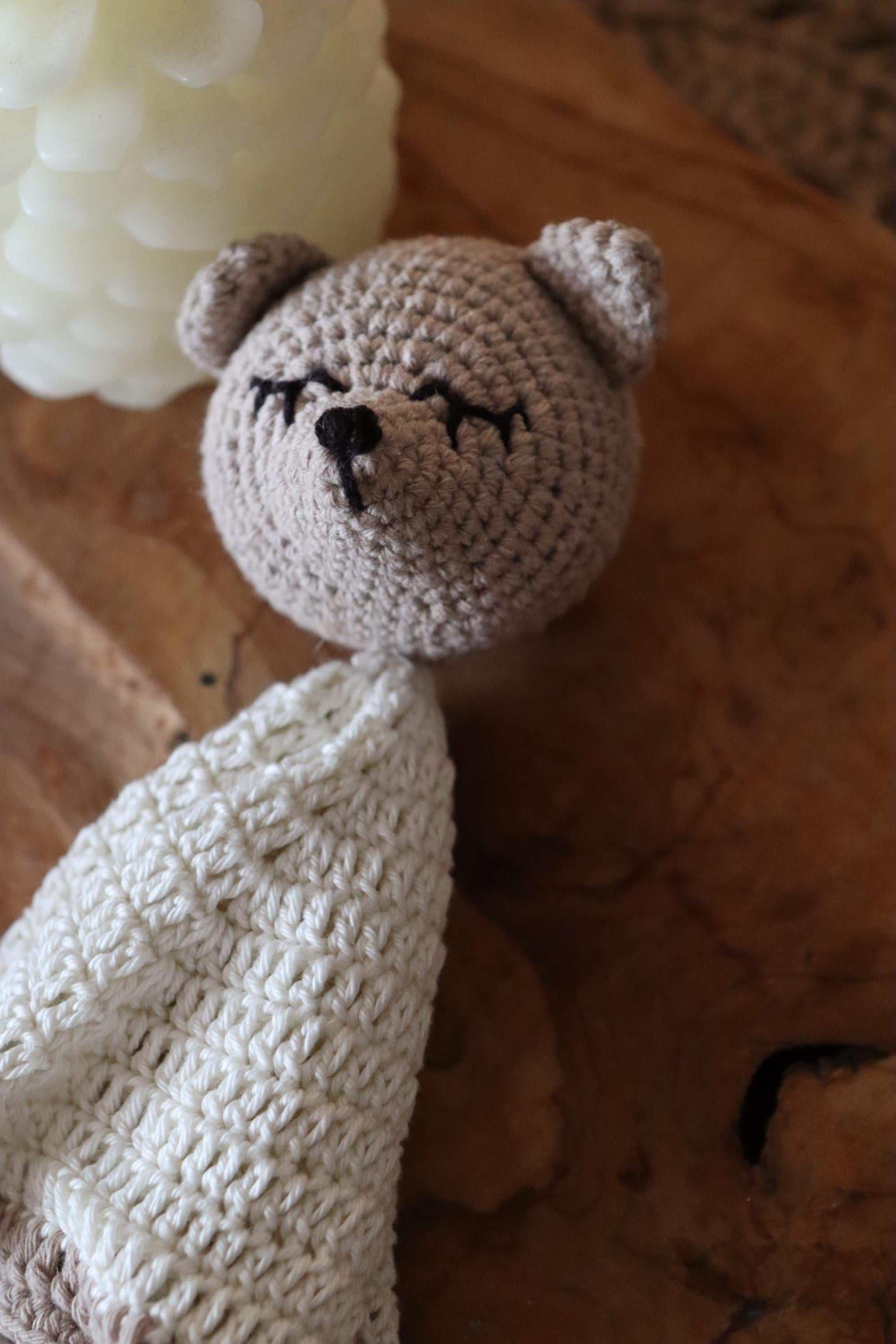 Doudou plat hexagonal
