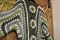Gilet hexagonal bohème - Fait Main – Gilet / petit pull artisanal – Pièce unique – Personnalisable