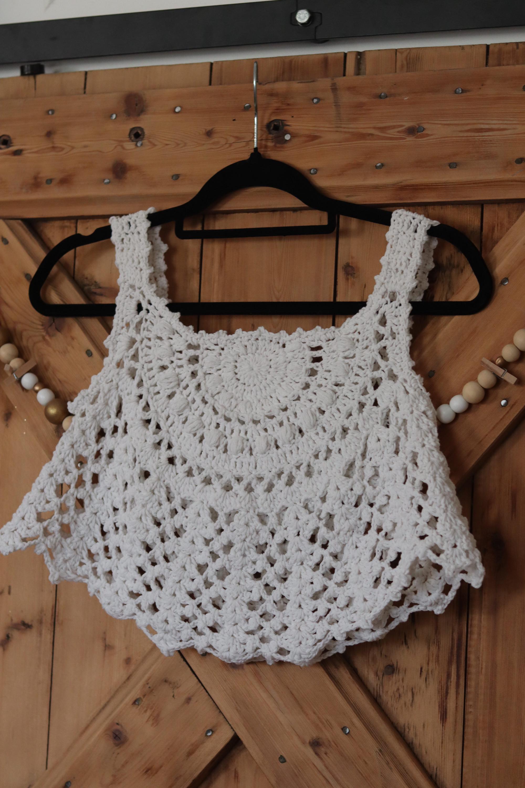 Débardeur crop top évasé